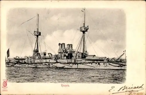 Ak Requin, französische Militärmarine, Schlachtschiff