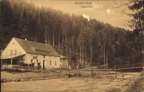 Ak Leśna Marklissa Schlesien, Hagenmühle