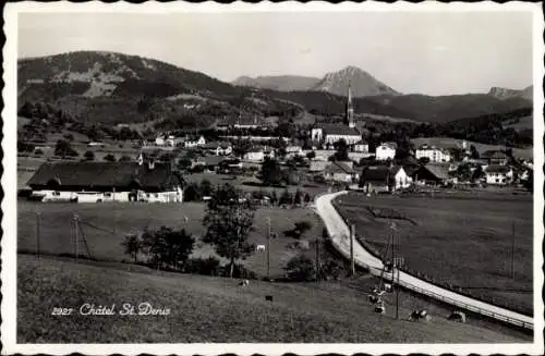 Ak Châtel Saint Denis Kanton Freiburg, Gesamtansicht