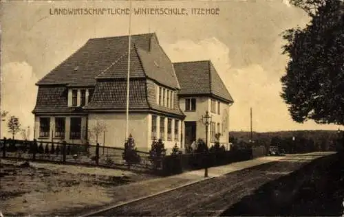 Ak Itzehoe in Schleswig Holstein, Landwirtschaftliche Winterschule