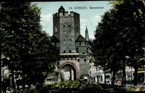 Ak Köln am Rhein, Severintor