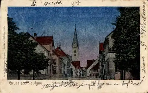 Luna Ak Bad Saulgau in Oberschwaben, Schützenstraße