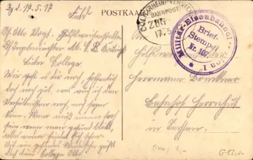 Ak Zeebrugge Westflandern, Brugstraat