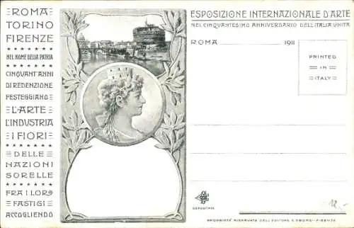 Künstler Litho Simonetti, C., Turin Weltausstellung 1911, Trachten, Roma, Firenze