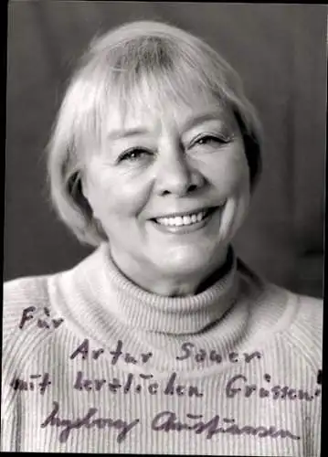 Ak Schauspielerin Ingeborg Christiansen, Portrait, Autogramm