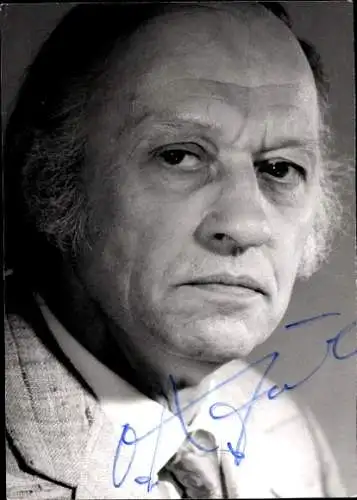 Ak Schauspieler Otto Alfred Buck, Portrait, Autogramm