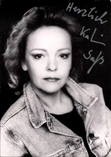 Ak Schauspielerin Katrin Sass, Portrait, Autogramm