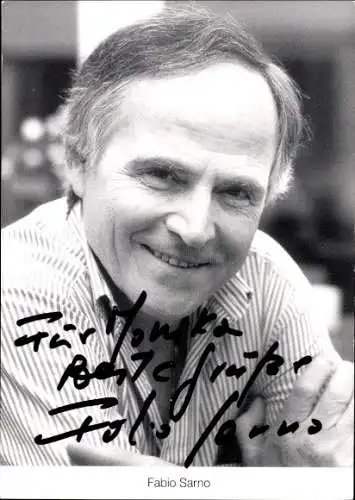 Ak Schauspieler Fabio Sarno, Portrait, Autogramm
