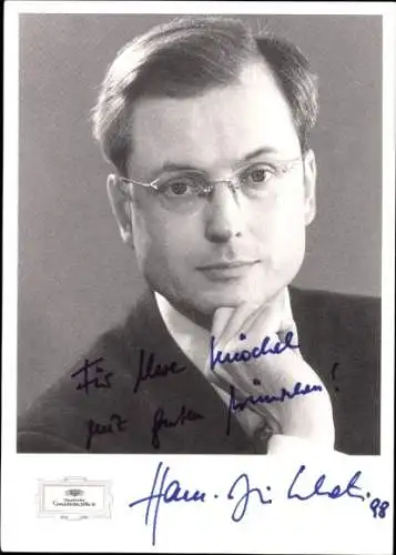 Ak Schauspieler Hans Jürgen Schatz, Portrait, Autogramm