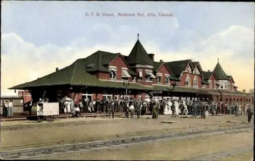 Ak Medicine Hat Alberta Kanada, CPR Depot