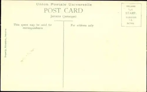 Passepartout Ak Kingston Jamaika, King Street, Metropolitan House
