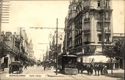 Ak Buenos Aires Argentinien, Calle Callao