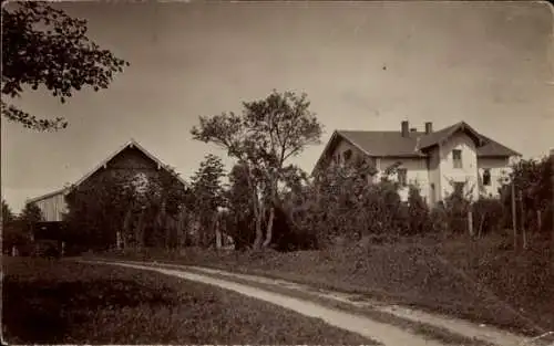 Foto Ak Waging am See Oberbayern, Teilansicht, Wohnhäuser