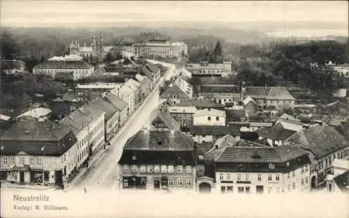 Ak Neustrelitz in Mecklenburg, Teilansicht