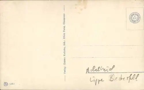 Ak Prinzessin Friedrich von Sachsen Meiningen, Adelheid zur Lippe Biesterfeld, Kleid, Fächer