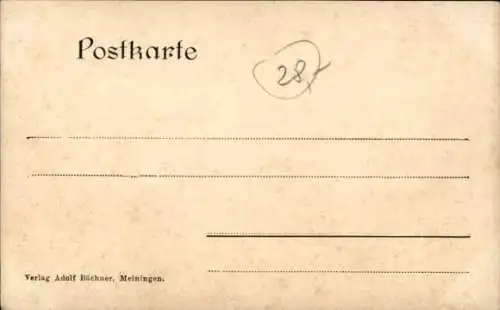 Ak Bernhard, Erbprinz von Sachsen-Meiningen, Portrait in Uniform