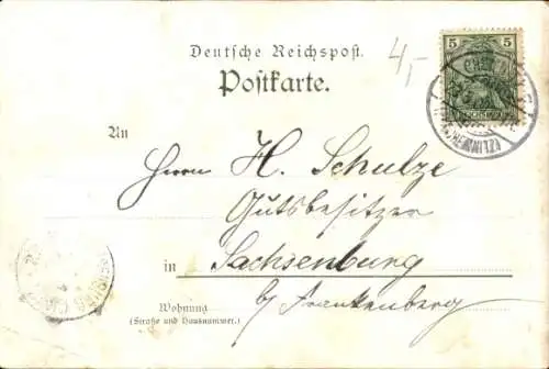 Ak Riese Wilkin, größter Mensch der Welt, Professor Virchow