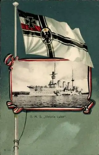 Ak Deutsches Kriegsschiff, S.M.S. Victoria Luise, Kaiserliche Marine