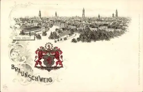 Wappen Litho Braunschweig, Gesamtansicht