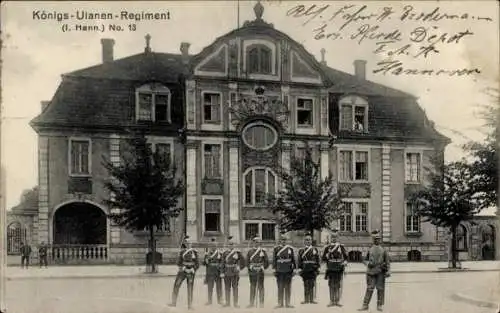 Ak Hannover, Königs-Ulanen-Regiment I. Hann. No. 13