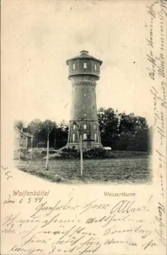 Ak Wolfenbüttel in Niedersachsen, Wasserturm