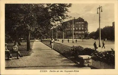 Ak Essen im Ruhrgebiet, Huyssen Allee