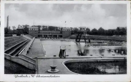 Ak Gladbeck im Ruhrgebiet Westfalen, Schwimmstadion