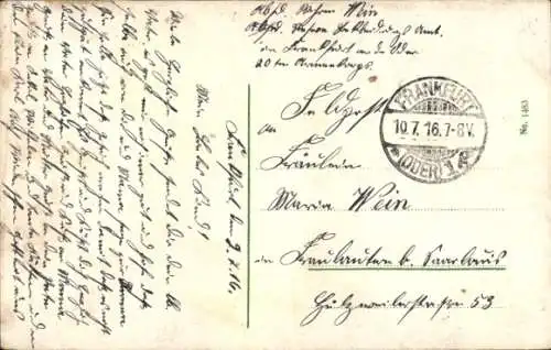 Ak Frankfurt an der Oder, an der Buschmühle