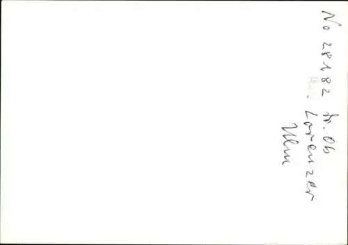 Ak Politiker Hans Lorenser, Ulmer Oberbürgermeister, Wappen, Autogramm
