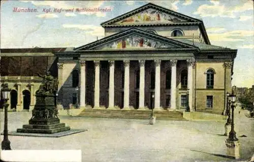 Ak München, Königliches Hof- und Nationaltheater