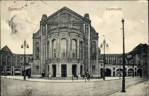 Ak Barmen Wuppertal, Stadttheater