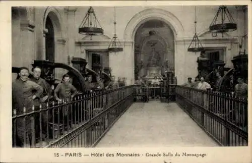 Ak Paris VI, Münzhalle, Große Münzhalle