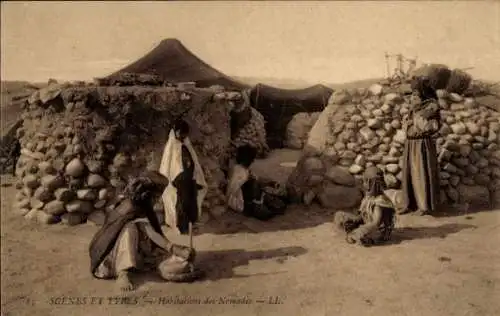 Ak Maghreb, Nomaden, Arabische Tracht, Zelte