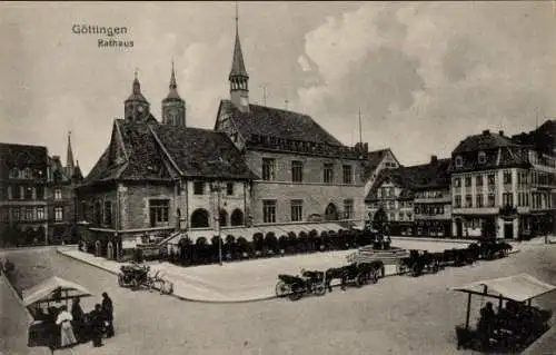 Ak Göttingen in Niedersachsen, Rathaus