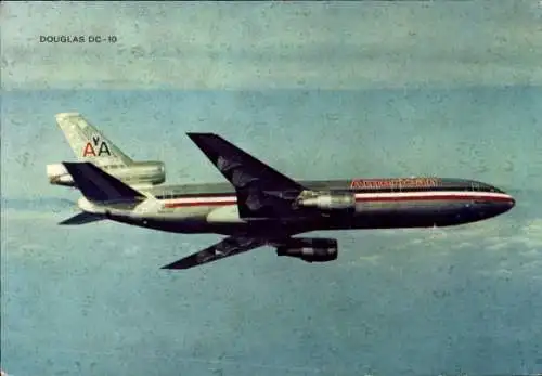 Ak Douglas DC 10, Passagierflugzeug, American Airlines