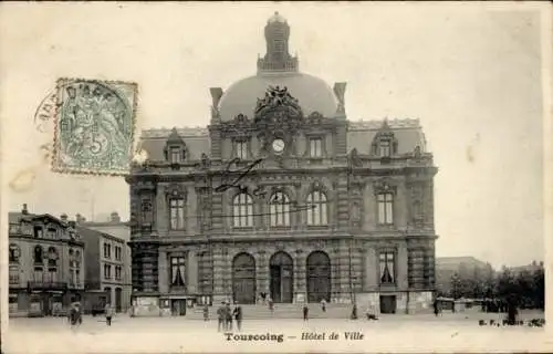 Ak Tourcoing Nord, Rathaus