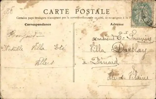 Ak Villers sur Mer Calvados, Rue de Straßburg