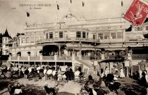 Ak Trouville sur Mer Calvados, Casino