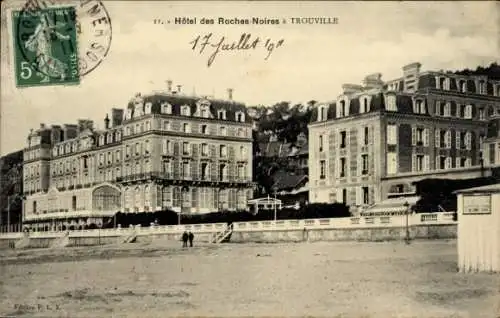 Ak Trouville Calvados, Hotel des Roches-Noires