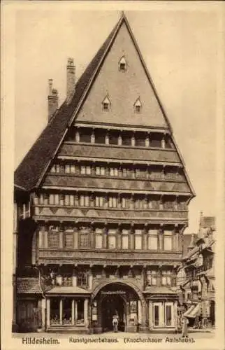 Ak Hildesheim in Niedersachsen, Kunstgewerbehaus, Knochenhauer Amtshaus