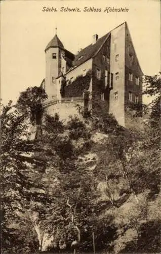 Ak Hohnstein Sächsische Schweiz, Schloss Hohnstein