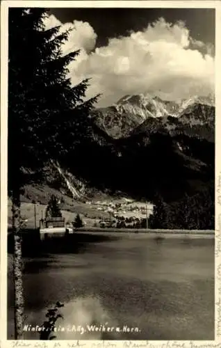 Ak Hinterstein Bad Hindelang im Oberallgäu, Weiher, Horn