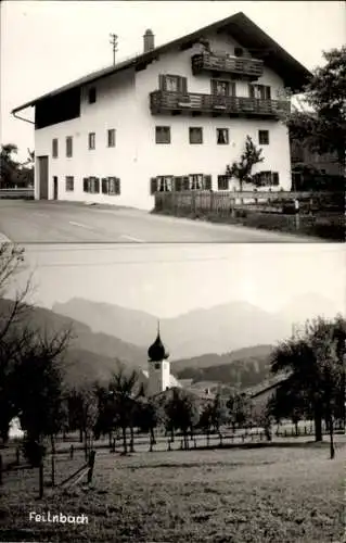 Ak Bad Feilnbach in Oberbayern, Teilansichten, Kirchturm