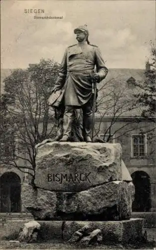 Ak Siegen in Westfalen, Bismarckdenkmal