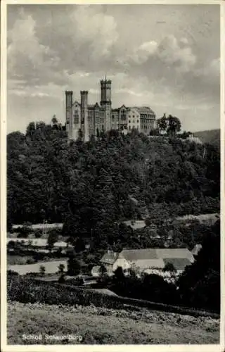 Ak Balduinstein an der Lahn, Schloss Schaumburg