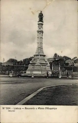 Ak Lisboa Lissabon Portugal, Monumento a Afonso de Albuquerque