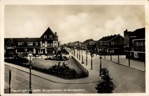 Ak Vlaardingen Ambacht Zuid-Holland, Burgemeester de Bordesplein