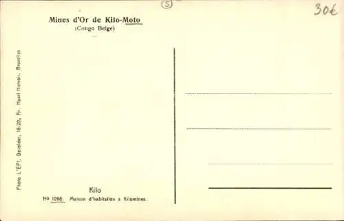 Ak Kilo Zaire, Wohnhaus, Familie