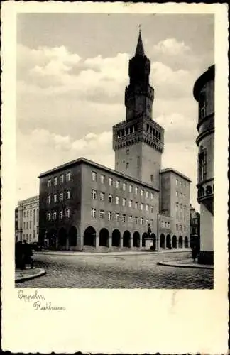 Ak Opole Oppeln Schlesien, Rathaus