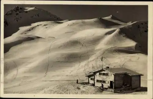 Ak Arosa Kanton Graubünden Schweiz, Blick zur Weisshornhütte